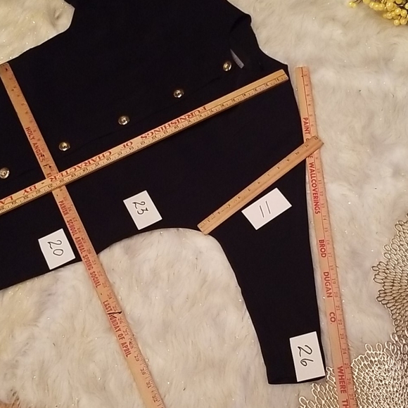 Ellen Tracy Linda Allard Vintage Dolman Sleeved Navy Blue Dress Size 8 - Picture 7 of 8